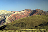 Argentina, Jujuy district, Quebrada de Humahuaca, red mountain