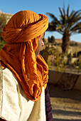 Berber Man Looking Toward Desert, Morocco