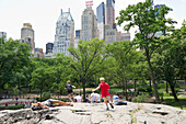 Im südlichen Central Park, Manhattan, New York, USA