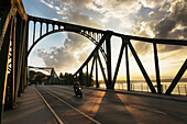 Glienicker Brücke, Jungfernsee, verbindet Potsdam mit Berlin, Land Brandenburg, Deutschland