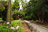 Gardens, Jardins d Alfabia, moorish country estate, 14 15 century, Bunyola, Mallorca, Balearic Islands, Spain, Europe