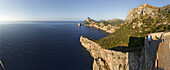 Aussichtspunkt, Mirador d es Colomer, Mirador de Mal Pas, Cap de Formentor, Kap Formentor, Mallorca, Balearen, Spanien, Europa