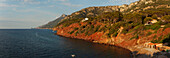 Bucht im Sonnenlicht, Port des Canonge, Tramuntana Gebirge, Mallorca, Balearen, Spanien, Europa