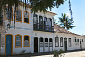 Historische Häuser in der Kolonialstadt Paraty, Costa Verde, Bundesstaat Rio de Janeiro, Brasilien, Südamerika, Amerika