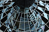 Detail of the Reichstag Dome, Mitte, Berlin, Germany, Europe