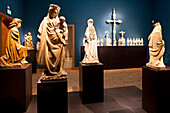 Liebieghaus Skulpturensammlung, Ausstellungsraum Mittelalter, Frankfurt am Main, Hessen, Deutschland, Europa
