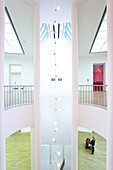 MMK Museum für Moderne Kunst, Installationsansicht: Felix Gonzalez-Torres. Untitled” (Summer), 1993, zentrales Treppenhaus, Frankfurt am Main, Hessen, Deutschland, Europa