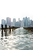 Blick auf Downtown Manhattan, Manhattan, New York, USA, Amerika