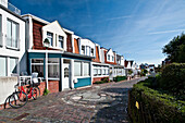 Old houses, Norderney, East Frisian Islands, Lower Saxony, Germany