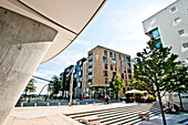 Modern residential buildings, HafenCity, Hamburg, Germany