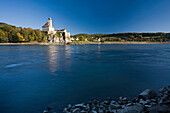 Blick auf Schloss Schönbühel an der Donau, Wachau, Niederösterreich, Österreich, Europa