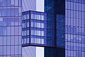 Detail der Hochhäuser Twin Towers, Wienerberg, Wien, Österreich, Europa