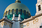 Kirche am Steinhof im Sonnenlicht, Baumgarten, Wien, Österreich, Europa