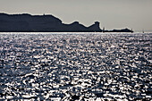 Chalk cliffs, east coast, Bonifacio, Corsica, France