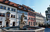 Marktbrunnen, Markt, Weimar, Thüringen, Deutschland