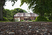 Friesisches Landhaus im Museumsdorf Unewatt, Gemeinde Langballig im Kreis Schleswig-Flensburg, Ostsee, Schleswig-Holstein, Deutschland, Europa
