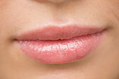 Close-up of a woman's lips