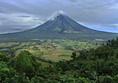 Mayon volcano near Legazpi City, Legazpi, Luzon Island, Philippines, Asia