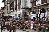 Pferdekutsche, Spanische Kolonialstadt, Vigan, Ilocos Sur, UNESCO Weltkulturerbe, Insel Luzon, Philippinen