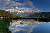 Wuhn Weiher, Tierser Valley,  Eisack Valley, Alto Adige, South Tyrol, Italy