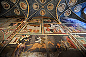 Fresco inside of St. Johannis chapel of the Dominican monastery, Bolzano, South Tyrol, Alto Adige, Italy, Europe