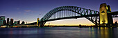 Sydney Harbor Bridge at sunset, Sydney, Australia