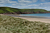 Freshwater East. One of the most beautiful beaches in Britain, Pembrokeshire, Wales, Cymru, UK