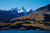 Condorri peak and lake, Cordillera Real, Bolivia