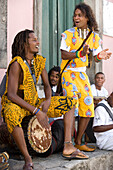 Men playing traditional Bahian music, Pelourinho, Salvador, Bahia, Brazil