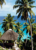 Sea view on Fregate Island, Seychelles