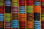 Colourful bracelets for sake in the Egytian Bazaar, Istanbul, Turkey.