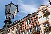 Alte Häuser am Burgplatz, Altstadt, Düsseldorf, Deutschland, Europa