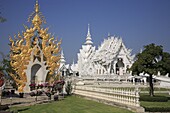 Thailand, Chiang Rai Province, Wat Rong Khun buddhist temple