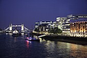 UK, Britain, England, London, Thames River, Tower Bridge