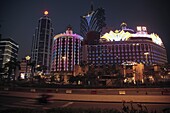 China, Macau, skyline, casinos