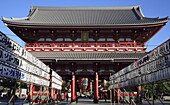 Japan, Tokyo, Asakusa, Senso-ji Temple, Hozo-mon Gate