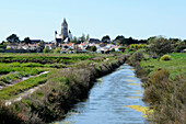 France, Pays de la Loire, Vendée, Noirmoutier island, Noirmoutier en l'Ile, Müllembourg marsh