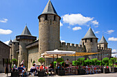 France, Languedoc-Roussillon, Aude, Carcassonne castle
