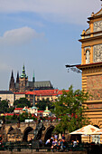 Czech Republic, Prague, Castle,  Smetana Museum, cafe, people