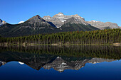 Canada, Alberta, Banff National Park, Herbert Lake, Rocky Mountains