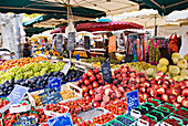 France, Var, Riviera, Saint Tropez market day in summer