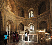 Grabkammer im Taj Mahal, Taj Mahal, Agra, UNESCO Weltkulturerbe, Uttar Pradesh, Indien