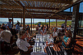 Terrace of Restaurant Guardian Peak, Stellenbosch, Kapstadt, Western Cape, South Africa
