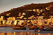 Abendstimmung am Clifton Beach, Kapstadt, Westkap, Südafrika, RSA, Afrika