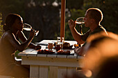 Impression im Picknick Garten des Restaurant Roundhouse, Camps Bay, Kapstadt, Südafrika, RSA, Afrika