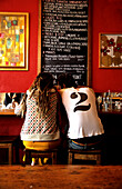 Couple in a café, Sydney, Australia