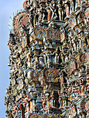 Meenakshi Amman Temple, Close Up, Madurai, Tamil Nadu, India