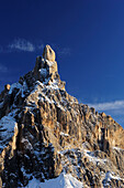 Cimon della Pala im Sonnenlicht, Palagruppe, Dolomiten, UNESCO Weltnaturerbe Dolomiten,  Trentino, Italien, Europa