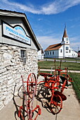 Open air heritage center, Dickinson, Stark County, North Dakota, USA