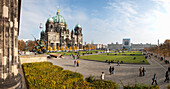 Look of the Altes Museum, Lustgarten, Berlin Cathedral, Berlin center, Berlin, Germany, Europe